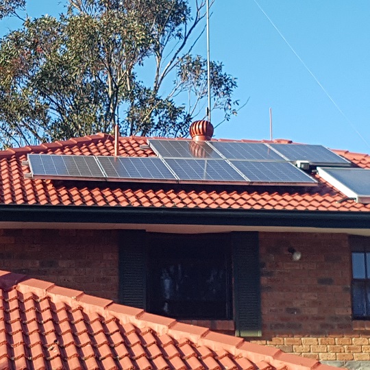 Red Tiled Roof with Solar